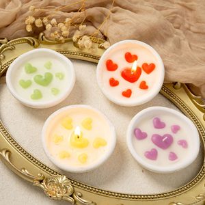 Hand‑poured Heart Pattern Soy Wax Scented Candle Romantic Aroma Candle For Valentine Party Giveaway Home Decor - Product Image 1