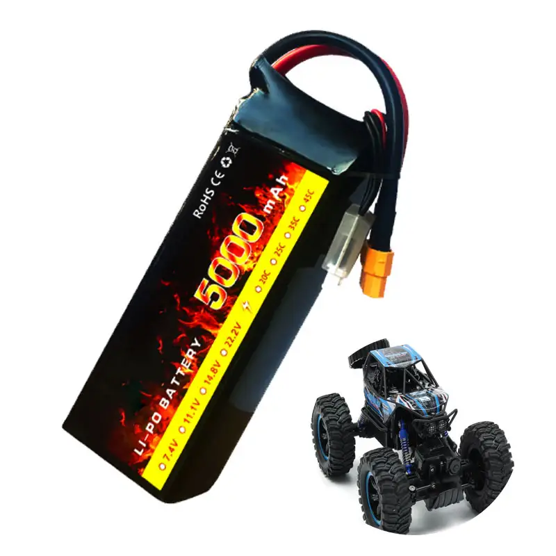 High Discharging Rate 70C 3S Lipo Battery 11.1V 5000mAh For RC Car RC Boat Battery RC Drone Batteries