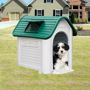 Plástico impermeable al aire libre <span class=keywords><strong>Vari</strong></span> Igloo diseños Animal mascota perro jaulas portadores casas perrera suelo perro casa - Product Image 2