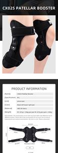 Flexible Sports Training Squat <b>Knee</b> Brace Power Lift Booster Joint Support Spring Stabilizer Pad Professional Protection - Product Image 2