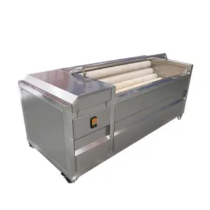 Wortel Groente Fruit Gember Aardappel Roller Dunschiller Wassen Peeling Reinigingsmachine