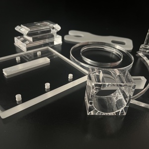 EAST disesuaikan pelat kuarsa bulat bening bahan optik termostabil Wafer optik - Product Image 3