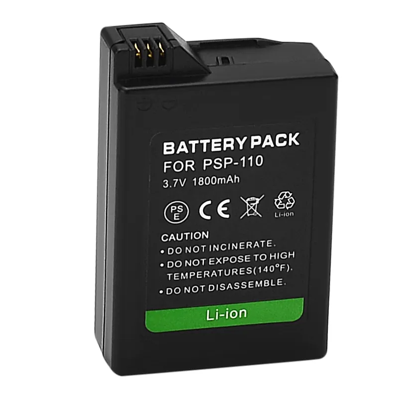 PSP player battery For Sony PSP-S110 PSP-110 rechargeable battery fit for PSP1000 PSP2000 PSP3000