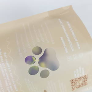 Özel baskı biyobozunur çevre dostu Pet gıda ambalaj çantası köpek bakımı kedi maması <span class=keywords><strong>Stand</strong></span> up fermuar kilitli çanta Mylar çantalar - Product Image 3