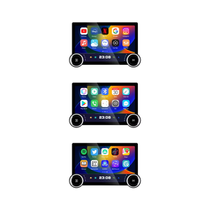 Radio de coche de 13,1 pulgadas para REPRODUCTOR DE <span class=keywords><strong>DVD</strong></span> Universal con Carplay y Android 2K pantalla táctil estéreo Pantalla de diamante perillas duales - Product Image 1