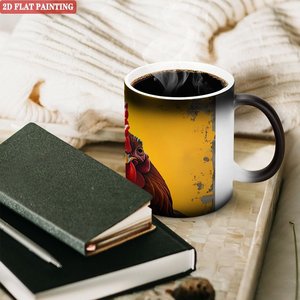 <b>Ceramic</b> <b>Mug</b> Frosted Black 11oz Heat Sensitive Sublimation Blank Cup - Product Image 3