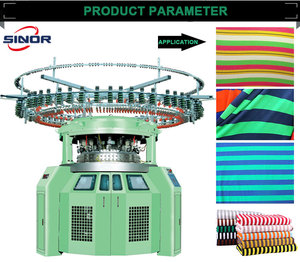 Auto Double Jersey 6 Colors 30"Inch 48F 15G-28G Striper Circular Knitting Machine - Product Image 2
