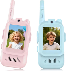 Talkies-walkies vidéo rechargeables pour enfants, écran 2 pouces haute définition, changeur de voix, cadeau pour garçons et filles - Product Image 2