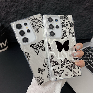 Custodia a Farfalla per <span class=keywords><strong>Samsung</strong></span> Galaxy S26 S23 Ultra S25 Plus S24 FE A37 A57 A56 A55 A54 A25 A34 A16 5G, <span class=keywords><strong>Cover</strong></span> per Telefono in TPU Laser Camlet - Product Image 3