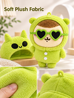 Ensemble de vêtements pour poupées Alien Cat en peluche OEM ODM pour poupées de 10 cm et 13 cm, vêtements mignons personnalisés, fabrication en usine