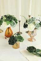 Têtes de fleurs artificielles en mousse, couleur personnalisée, pour centres de table de mariage, fêtes, baby shower, décorations de maison