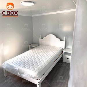 Cbox Villa mobile préfabriquée de luxe sur mesure 40 pieds, camping pliable, hôtel, 3 chambres, maison conteneur extensible - Product Image 4