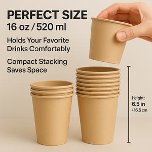 Wholesale Factory 12 8 oz Hot <strong>Cups</strong> Coffee Shops Office Takeaway Heat Resistant <strong>Custom</strong> <strong>Paper</strong> Drinking <strong>Cups</strong> - Product Image 4