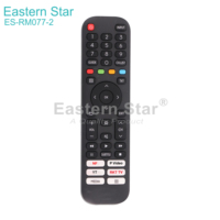 Télécommande universelle intelligente ES-RM077-2 de haute qualité à prix d'usine pour téléviseur Hisense EN2J30H HDTV