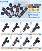 Injector Fuel Nozzle Injector DEFUS Modify Flow 440CC 550CC 850CC 1000CC 1200CC Auto Injector Fuel Injector For EV14 E85 OEM 0280158117 Injector Nozzles