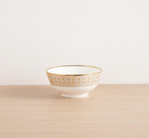 Wholesale Custom Gold Rimmed <b>Ceramic</b> Bowl & <b>Plate</b> Set, Luxury Mosaic Pattern Porcelain Dinnerware for Wedding & Home - Product Image 5