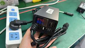 Haute qualité 13 cellules 54.6V2A-10A réglable avec affichage LED Amp Smart <span class=keywords><strong>Scooty</strong></span> <span class=keywords><strong>chargeur</strong></span> Lithium -ion Rickshaw <span class=keywords><strong>chargeur</strong></span> de batterie - Product Image 4