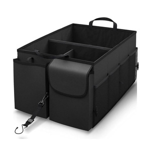 Professional car trunk boot organizer foldable heavy collapsible car organizer car trunk storage box