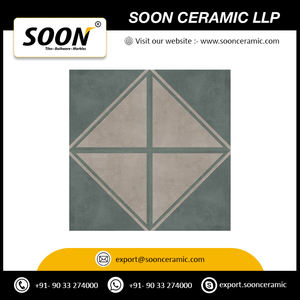Carreaux de porcelaine vitrifiée de qualité supérieure 20x20 pouces pour parking extérieur Carreau design luxueux de fournisseur indien - Product Image 2