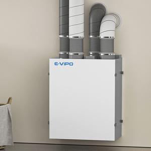 E-VIPO 저소음 공기 회수기 Hrv 열 회수 환기 장치 신선한 공기 와이파이 홈 에너지 복구 환기 시스템 - Product Image 3