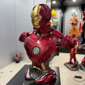 Estatua Personalizable de Iron Man de <span class=keywords><strong>los</strong></span> <span class=keywords><strong>Vengadores</strong></span>, Adorno de Mesa, Busto de Personaje de Resina, Escultura Personalizada de Personaje de Animación - Product Image 6
