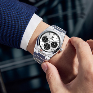 X-GEQCK <span class=keywords><strong>Orologio</strong></span> al Quarzo di Lusso da Uomo Impermeabile Luminoso <span class=keywords><strong>Cronografo</strong></span> in Acciaio Inossidabile - Product Image 4