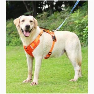 สายรัดสัตว์เลี้ยงแบบปรับได้ขนาดใหญ่ สะท้อนแสง หรูหรา สำหรับกิจกรรมกลางแจ้ง เสื้อกั๊กสุนัขแบบยุทธวิธี สายสะท้อนแสง ผ้า Oxford ไม่รั้ง คลิปหน้าสำหรับล่าสัตว์ คลิปคล้องคอ - Product Image 6