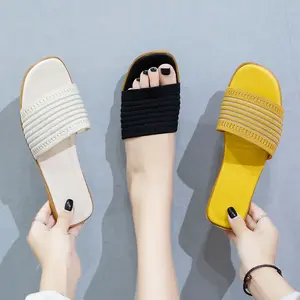 2022new Taoxi Korean Version dicke Ferse Mittel absatz ein Wort Gürtel Rom tragen schicke Fee Damen Sandalen