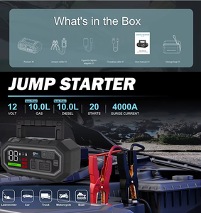 Green Keeper 2025 Venta caliente Car Jump Starter 24000 MAh Mobile Power Battery Booster Portable Car Jump Starter - Product Image 5