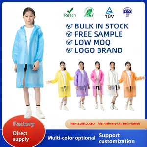 Poncho de <span class=keywords><strong>pluie</strong></span> imperméable EVA <span class=keywords><strong>veste</strong></span> imperméable réutilisable pour garçons filles manteau de <span class=keywords><strong>pluie</strong></span> d'urgence avec capuche et manchon élastique - Product Image 6