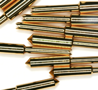 Pointes de contact Pogo-Pin ultra-précises usinées CNC sur mesure pour sondes, en acier inoxydable/laiton, 0,005 mm