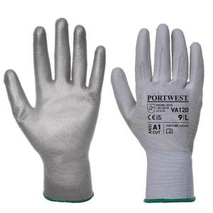 PORTWEST - VA120G7RM Guante de Palma gris de poliuretano-GUANTES EAN 5036108271818 - Product Image 1