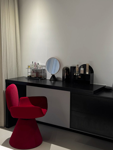 Sgabello Moderno Semplice in PU per Trucco - <span class=keywords><strong>Sedia</strong></span> da Toeletta con Schienale per Hotel, Appartamenti e Camere da Letto (Adatto anche per Nail Art e Sala da Pranzo) - Product Image 5