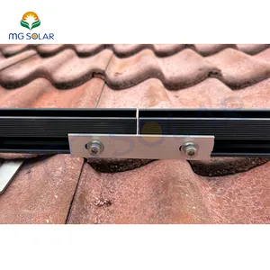 태양열 지지용 태양열 장착 레일 커넥터 키트 마운트 구조 지붕 패널