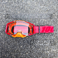 ARMAGE TPU - Visores de TPU de marco completo para casco de motocicleta todoterreno, gafas de liberación rápida para deportes al aire libre, carreras y ciclismo