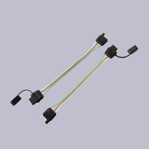 批发4针拖车插头适配器扁平Y形分离器延伸线束 - Product Image 2