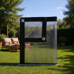 Malla de Sombra Reflectante de 6.5 pies x 20 pies, Lámina de Aluminio Resistente a los Rayos UV, Protección Solar para Jardín y Uso en Exteriores - Product Image 2