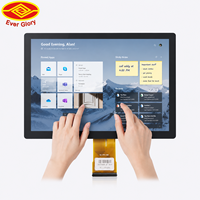 Panel Sentuh Overlay 10.1 inci, Kaca Opsional 7-12.1 inci, Sensor G+G untuk Monitor HMI, Layar Sentuh ESP USB Kit Pcap