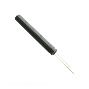 Condensador Original CAP ALUM 470UF 20% 63V RADIAL TH de Montaje a Través de Orificio 63TXW470MEFC8X60 470 uF - Product Image 1
