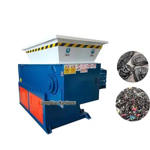 Hard Plastic Shredder Machine /Waste Plastic Film Bag Cans Wood Pallets Lumps Blocks Shedder