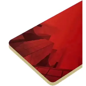 Gỗ Veneer tre than gương Bảng điều khiển tường Panel PVC sợi tre nền tường nội thất kết thúc