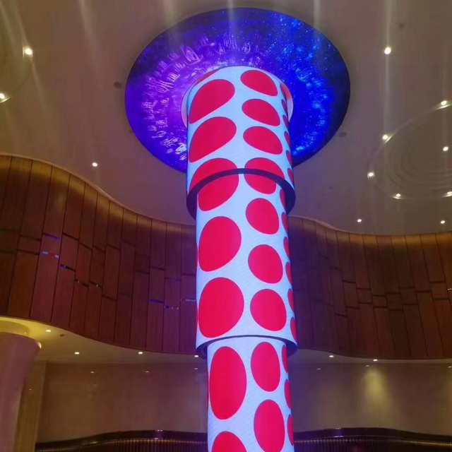 Good Price Big Cheap Interactive High Definition Led Rental Display Led Flexible Screens Cylindrical Led Display