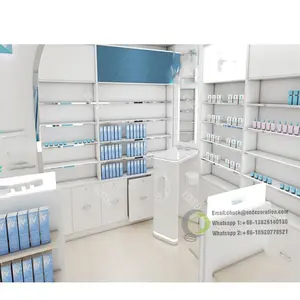 Factory Direct Sale Medical Shop Furniture Pharmacy Shop Fitting Display Racks For Pharmacy