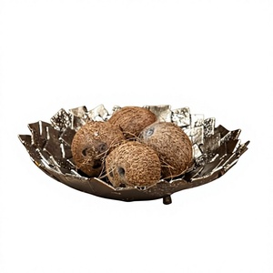Handmade Metal <b>Vintage</b> Serving Bowl Home Party Decor For Fruit And Snacks Decorative Unique Bowls For Home <b>Accessory</b> - Product Image 1