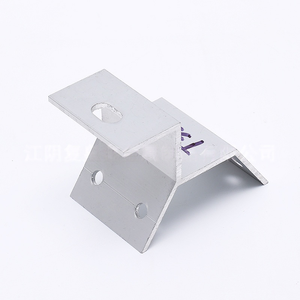 CORIGY énergie renouvelable PV support photovoltaïque aluminium anodisé <span class=keywords><strong>panneau</strong></span> solaire montage pince métallique <span class=keywords><strong>sur</strong></span> toit en étain trapézoïdal - Product Image 6