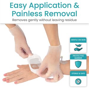 Parches Adhesivos para Heridas, Parches para Ducha Postoperatoria, Protección IV, Cuidado Posterior a Tatuajes - Product Image 6