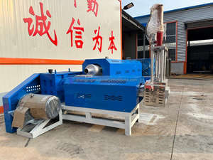 Plastique simple de vis composant réutilisant la machine de pelletisation de granules avec le dispositif de dépoussiérage - Product Image 5