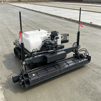 Machine de nivellement automatique du béton fiable avec système de vibration hydraulique pour les grands projets de sols en béton