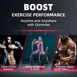 Suplementos de Gomitas de Creatina Monohidrato Pura de 5000mg para el Control de Energía en Adultos, Marca Privada OEM/ODM - Product Image 4