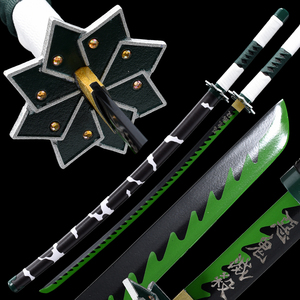 Espada Katana Popular del Anime Demon Slayer, <span class=keywords><strong>Sanemi</strong></span> <span class=keywords><strong>Shinazugawa</strong></span>, Accesorio de Cosplay - Product Image 1
